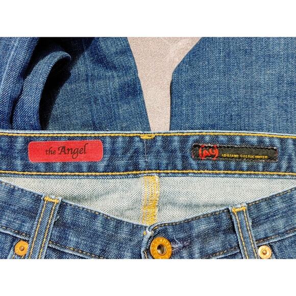 AG Adriano Goldschmied The Angel Bootcut Jeans Mid Rise Denim Womens Size 30R - Picture 4 of 8